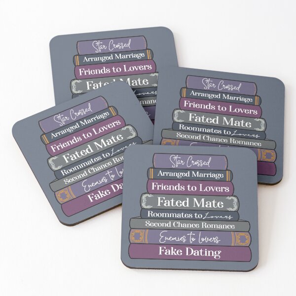 Item preview, Romance Books and Tropes - Blue Background designed and sold by Thelunarwoodco.