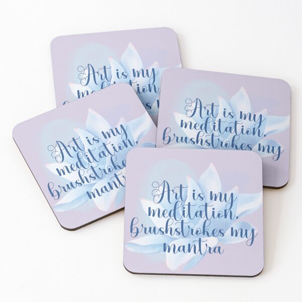 Item preview, Art is my meditation, brushstrokes my mantra - gifts for artists designed and sold by Dominika Bednarska.