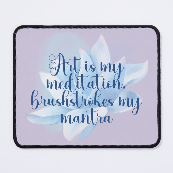 Item preview, Art is my meditation, brushstrokes my mantra - gifts for artists designed and sold by Dominika Bednarska.