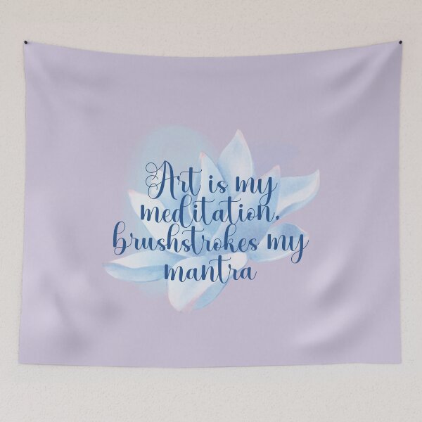 Item preview, Art is my meditation, brushstrokes my mantra - gifts for artists designed and sold by Dominika Bednarska.
