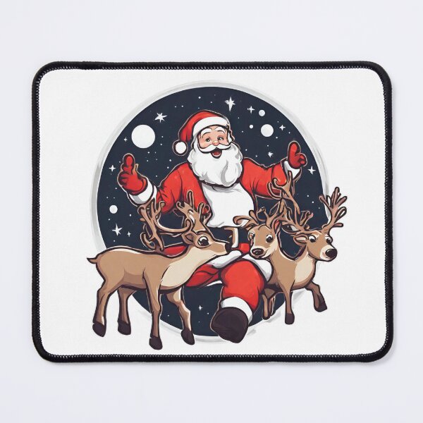Item preview, Santa Claus With Reindeer designed and sold by GallaMoon.