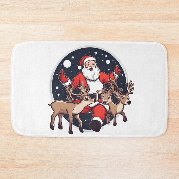 Item preview, Santa Claus With Reindeer designed and sold by GallaMoon.