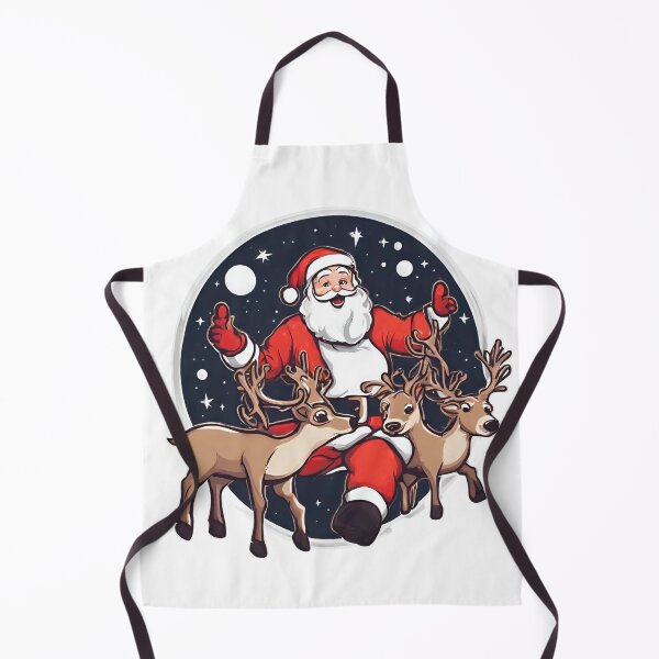 Item preview, Santa Claus With Reindeer designed and sold by GallaMoon.