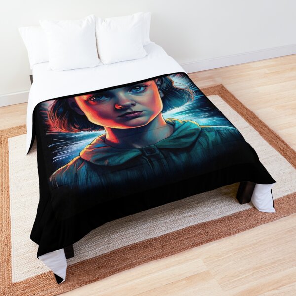 STRANGER THINGS Brave Eleven 80s portrait Comforter