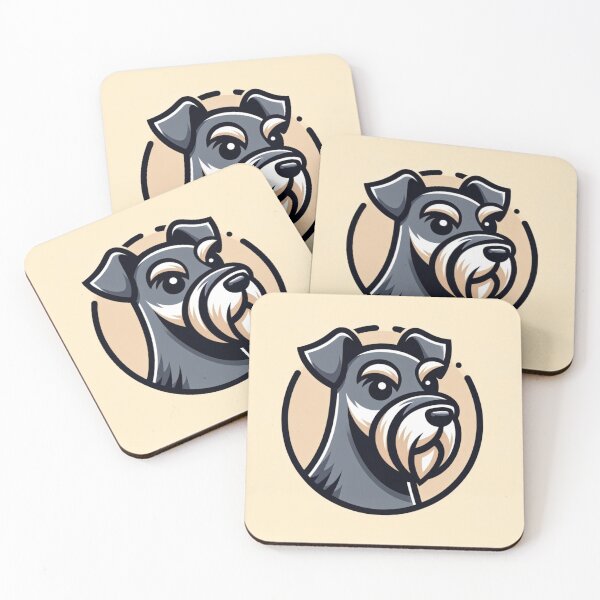 Item preview, Cute Miniature Schnauzer  designed and sold by CharmStudio.