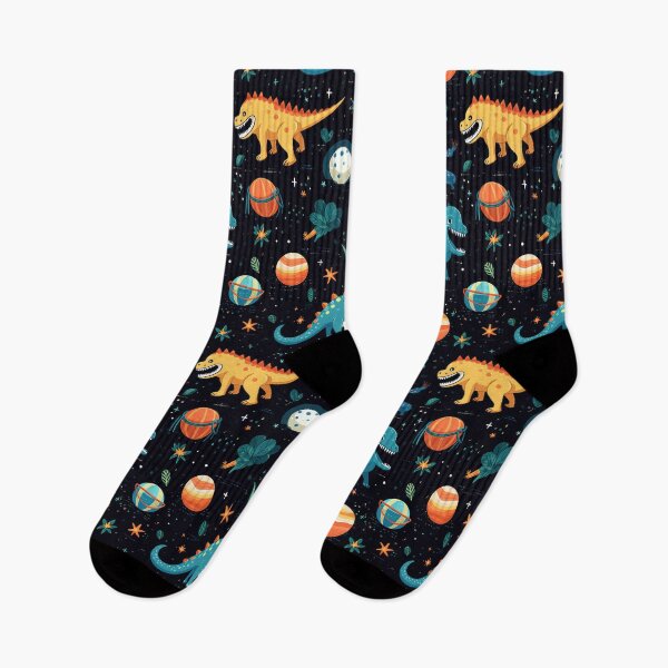 Item preview, Cute Dinosaurs in Space Pattern  designed and sold by VISIONARTIST.