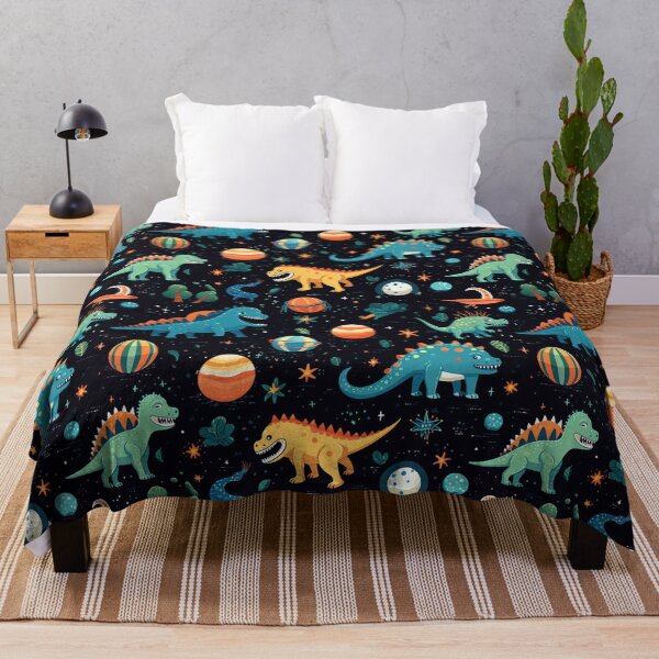 Item preview, Cute Dinosaurs in Space Pattern  designed and sold by VISIONARTIST.