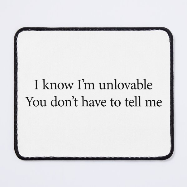 Item preview, Unlovable (Smiths) designed and sold by conform.