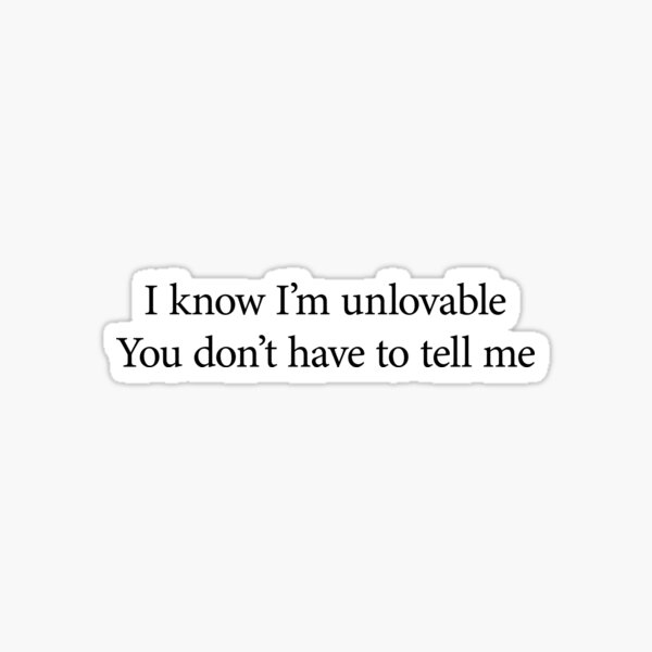 Item preview, Unlovable (Smiths) designed and sold by conform.