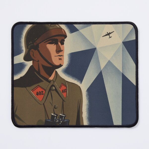 Item preview, Vintage French Recruitment Poster "Forces Terrestres Antiaeriennes" by Sogno designed and sold by TJHarr.