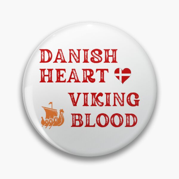 Item preview, Danish Heart Viking Blod. Gift ideas for historical enthusiasts. designed and sold by LindaLG.