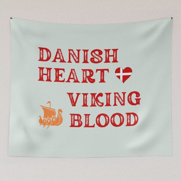 Item preview, Danish Heart Viking Blod. Gift ideas for historical enthusiasts. designed and sold by LindaLG.