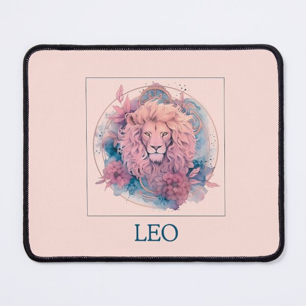 Item preview, Pink Leo zodiac- Horescope/SunSign Theme  on Pink back ground designed and sold by CosmicNook1.
