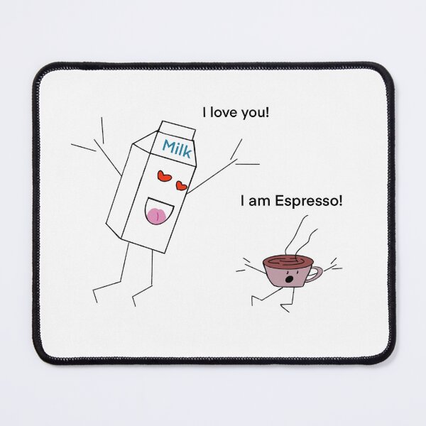 Item preview, The Crazy Milk (Design 1): Crazy Milk Chasing Espresso - A Whimsical Coffee Love Story designed and sold by SmartDesignByBB.