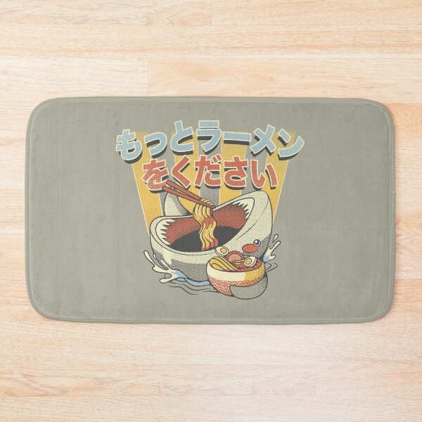 Item preview, I Need More Ramen Funny Shark Gray by Tobe Fonseca designed and sold by Tobe Fonseca®.
