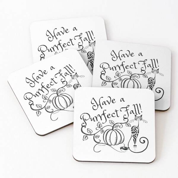 Item preview, A Purrfect Fall - White designed and sold by DarkGreenSoul.