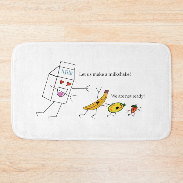Item preview, The Crazy Milk (Design 2): Milkshake Frenzy - Crazy Milk's Fruitful Adventure (Milk Chasing Fruits to Make a Milkshake) designed and sold by SmartDesignByBB.