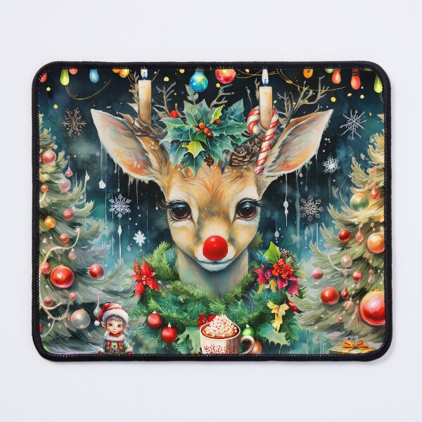 Item preview, Red Nosed Reindeer designed and sold by Claudia Bartoli-McKinney.
