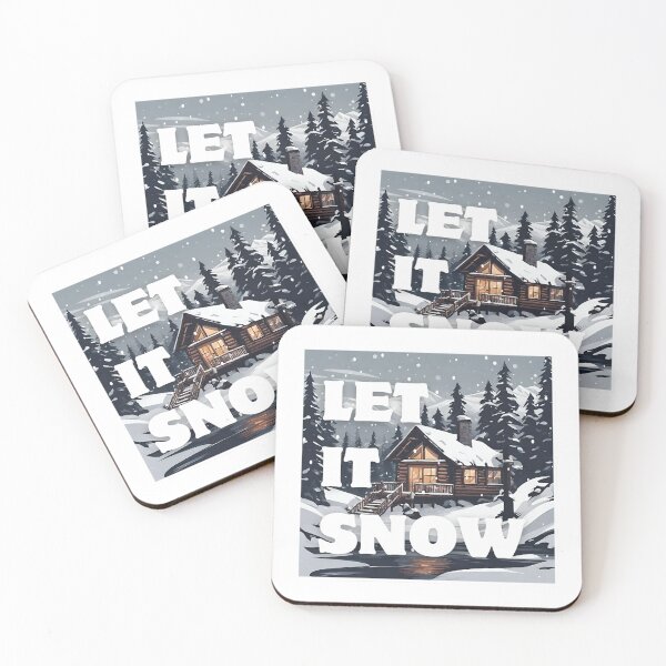 Item preview, Let It Snow Cabin House designed and sold by LittleCabinLife.