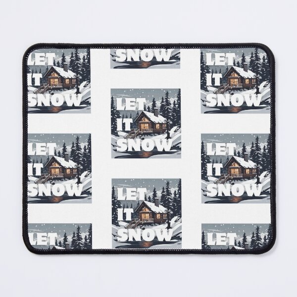 Item preview, Let It Snow Cabin House designed and sold by LittleCabinLife.