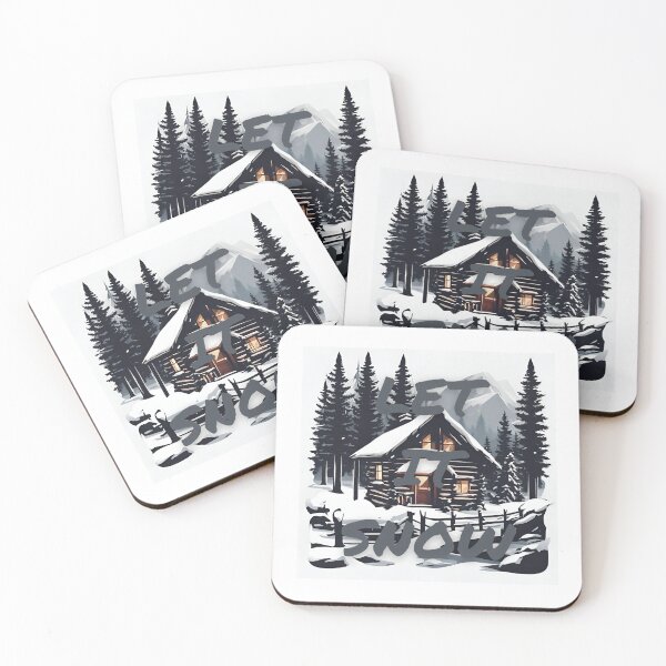 Item preview, A Winter Time Cabin Home in the Mountains designed and sold by LittleCabinLife.
