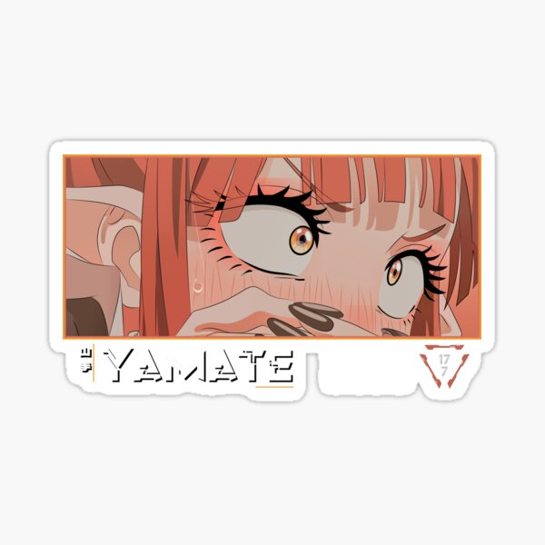 ahegao mouth hentai anime Sticker for Sale by Mitsuoo