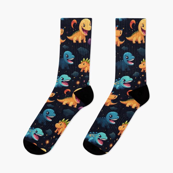 Item preview, Cute Dinosaurs in Space Pattern  designed and sold by VISIONARTIST.