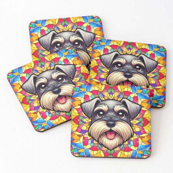 Item preview, Rainbow Miniature Schnauzer  designed and sold by CharmStudio.