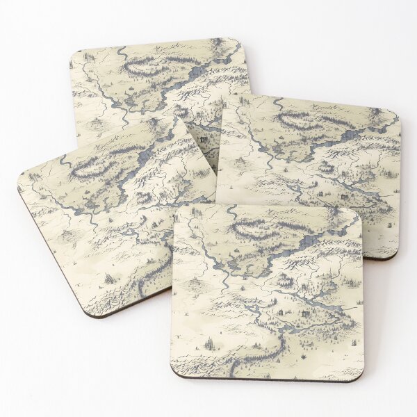 Item preview, Fantasy Map Pattern designed and sold by spookycutepeeps.