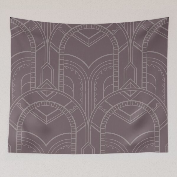 Item preview, Mauve Plum Art Deco Pattern designed and sold by ArDecoS.
