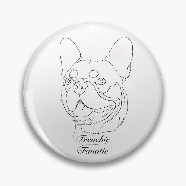 Item preview, Frenchie - line portrait designed and sold by SVBowlesArt.