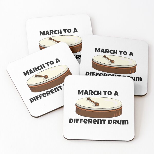 Item preview, March to a Different Drum - Bodhran designed and sold by TimeLady's Closet.