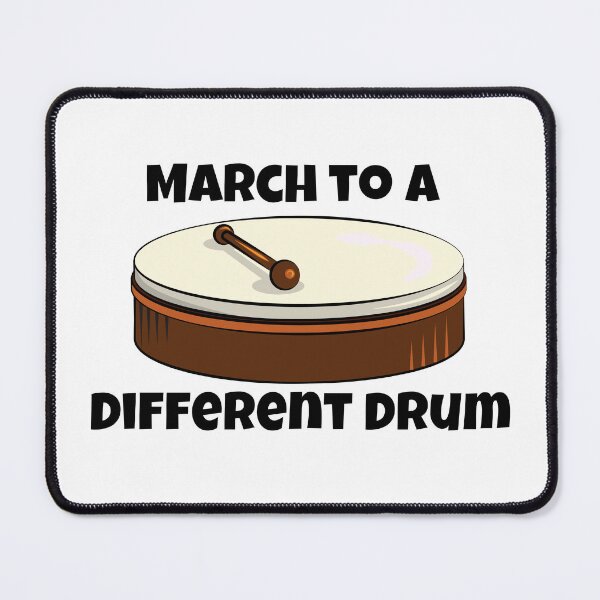 Item preview, March to a Different Drum - Bodhran designed and sold by TimeLady's Closet.