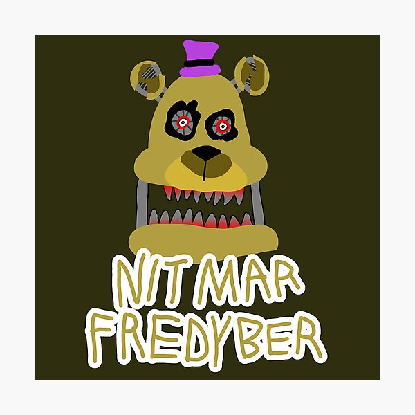 FNAF Nightmare Fredbear Fanart Sticker for Sale by tayatarantula