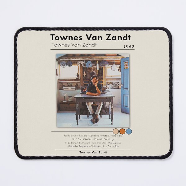 Item preview, Townes Van Zandt | Album Card designed and sold by theoralcollage.