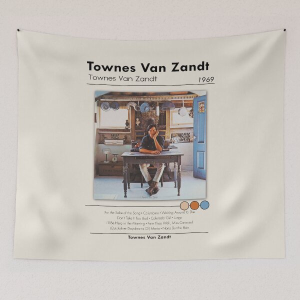 Item preview, Townes Van Zandt | Album Card designed and sold by theoralcollage.