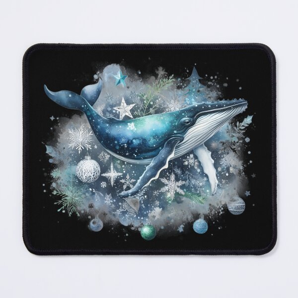 Item preview, Festive Christmas Whale: Winter Wonder Land designed and sold by SandbarTees.
