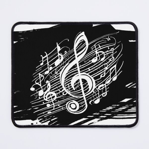 Item preview, Music Themed Design White on Black designed and sold by SW-Graphics.