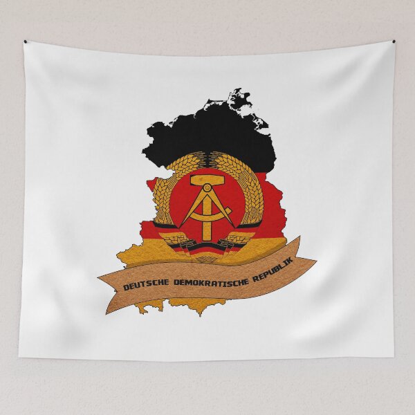 Item preview, East German Flag Map designed and sold by Stefan Z..