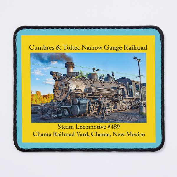Item preview, Steam Trains As Home Decor: Stickers, Magnets, Desk Mats, Mouse Pads, Pillows, Totes, Mugs, Wall Art, Comforters, Shower Curtains, Clocks, Art Prints, Throw Blankets, Bath Mats, Jigsaw Puzzles & More designed and sold by MoreEZUSA-Here.
