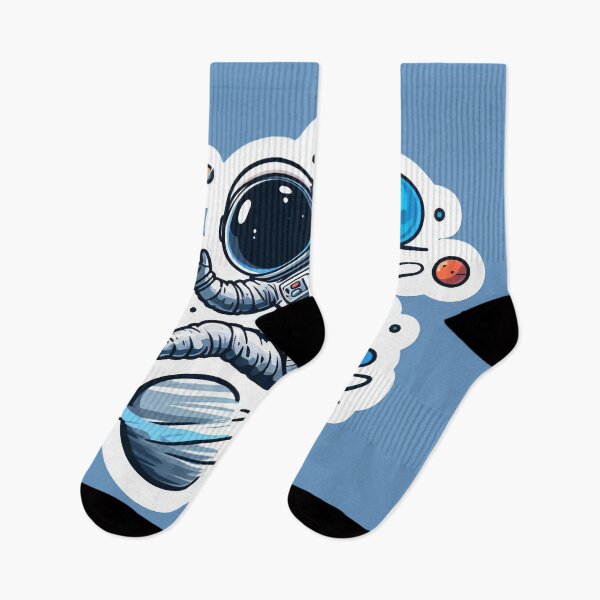 Item preview, Astronaut Sticker: Quirky Universe Adventures designed and sold by Jolly-Drawings.