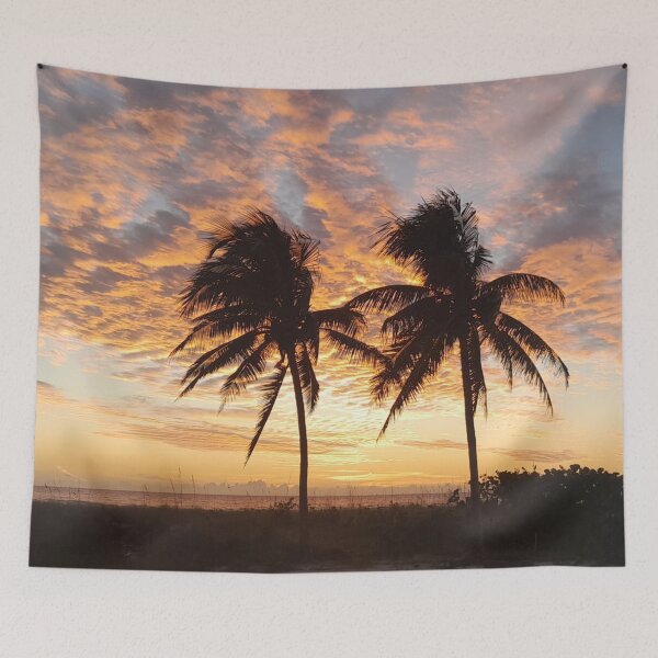 Item preview, Tropical Sunset with Silhouetted Palms  designed and sold by DarlingsTees.