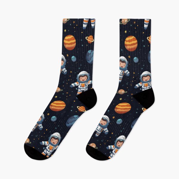 Item preview, Cute Little Astronauts in Space Pattern  designed and sold by VISIONARTIST.