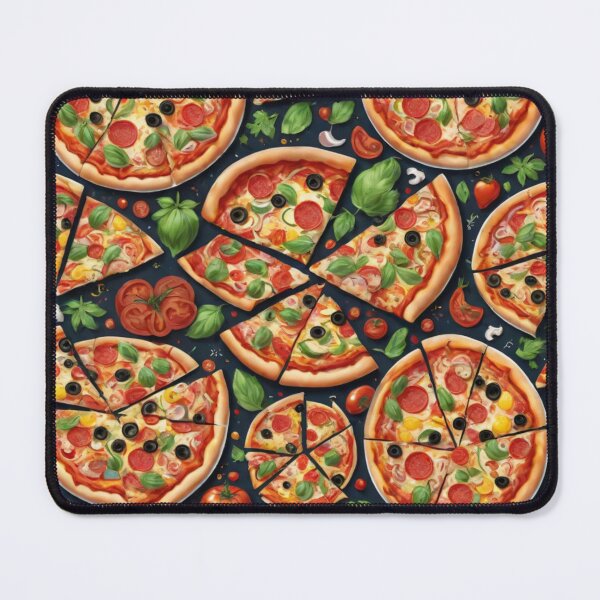 Item preview, Pizza watercolor pattern designed and sold by shokA Design.