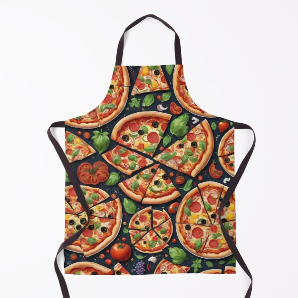 Item preview, Pizza watercolor pattern designed and sold by shokA Design.