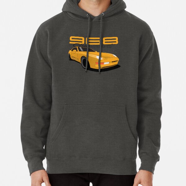 Item preview, Porsche 968 Club Sport Illustration Yellow designed and sold by blackdogshop.