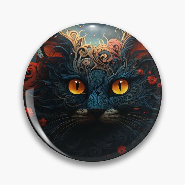 Item preview, Magic Curly Black Cat designed and sold by OldNewAmbient.