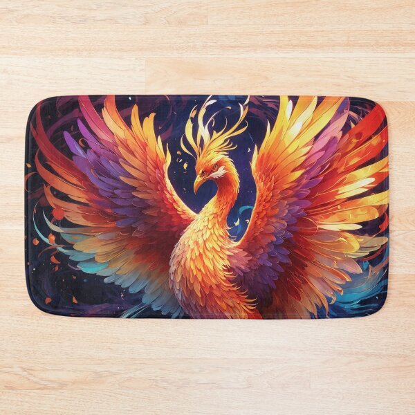 Item preview, A beautifully designed phoenix emerges, adorned with the vibrant hues of the electromagnetic spectrum designed and sold by MattCollinsShop.