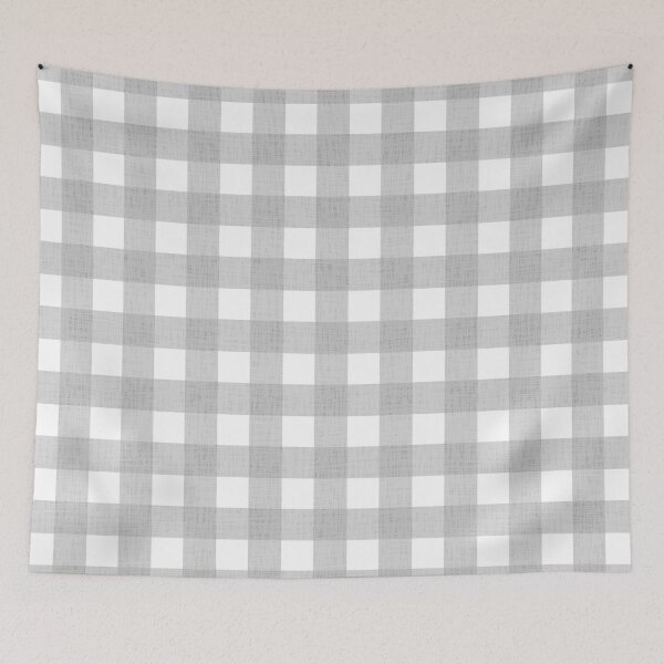 Item preview, Buffalo Plaid Pattern Gray designed and sold by tonymagnerart.
