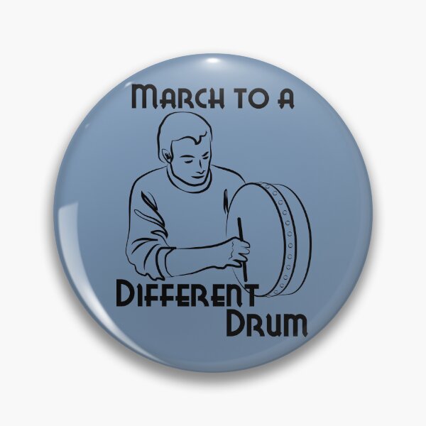 Item preview, March to a Different Drum - Man With Bodhran designed and sold by TimeLady's Closet.
